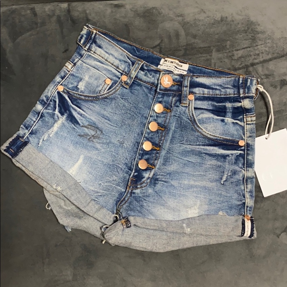 One Teaspoon- Harlets, Blue Blonde.